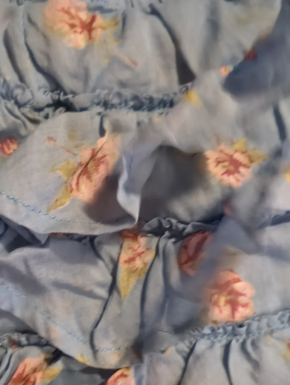 Ruffle Up Bloomer Shorts Blue